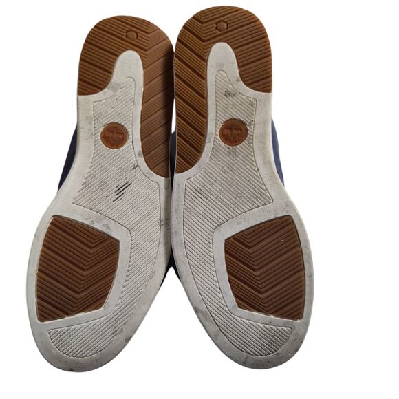 Timberland Men's Sz 11.5 Truecloud Knit Navy Blue Sneakers Lace Up - Picture 8 of 10